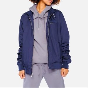 MEMBERS ONLY Classic Iconic Racer Jacket Slim Fit Dark Blue